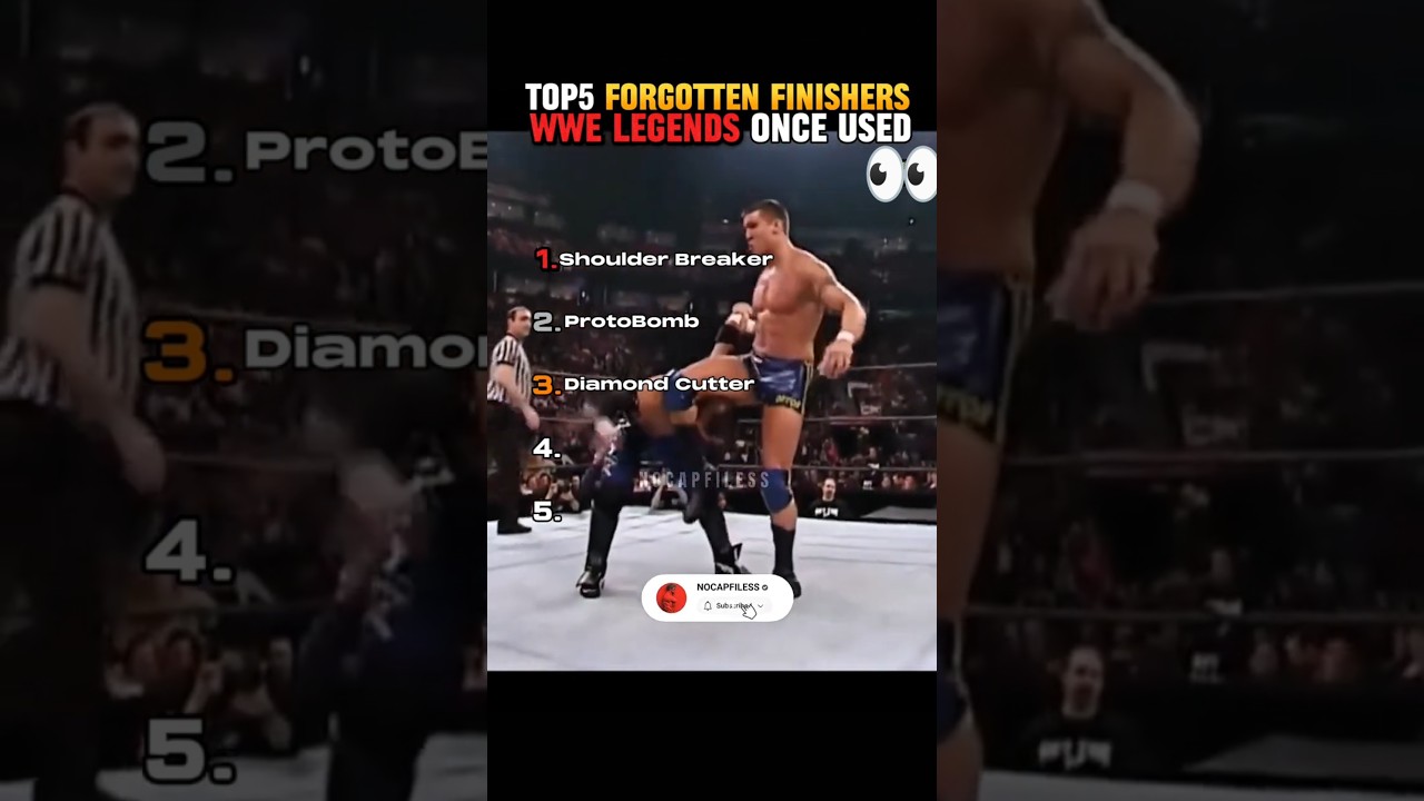 Forgotten Finishers WWE Legends Once Used 😲