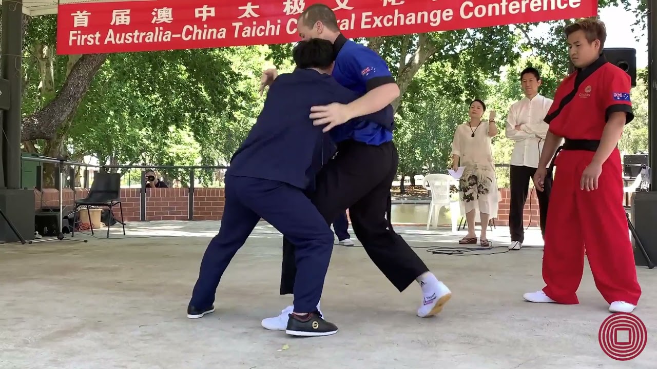 Chen ZiQiang push hands invitational to Perth Australia