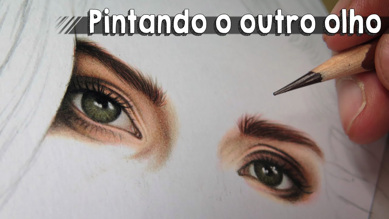Assim fica mais fácil desenhar um olho realista colorido! #3