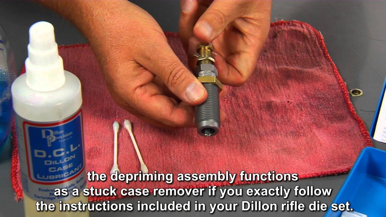 Removing Stuck Rifle Case from a Dillon full length sizing die