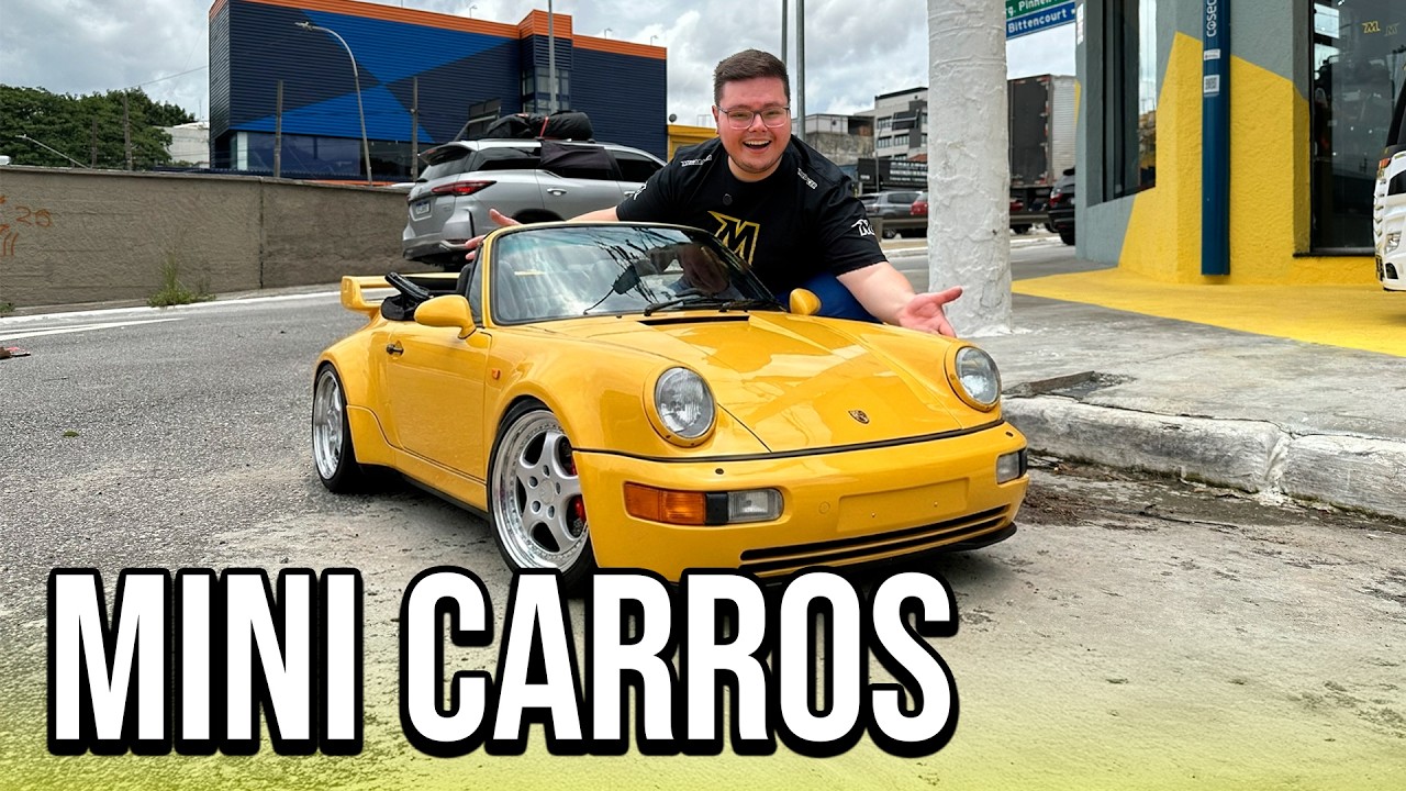 ACHEI UMA LOJA QUE VENDE MINI CARROS e MINI MOTOS A GASOLINA! (MegaRacer Toys)