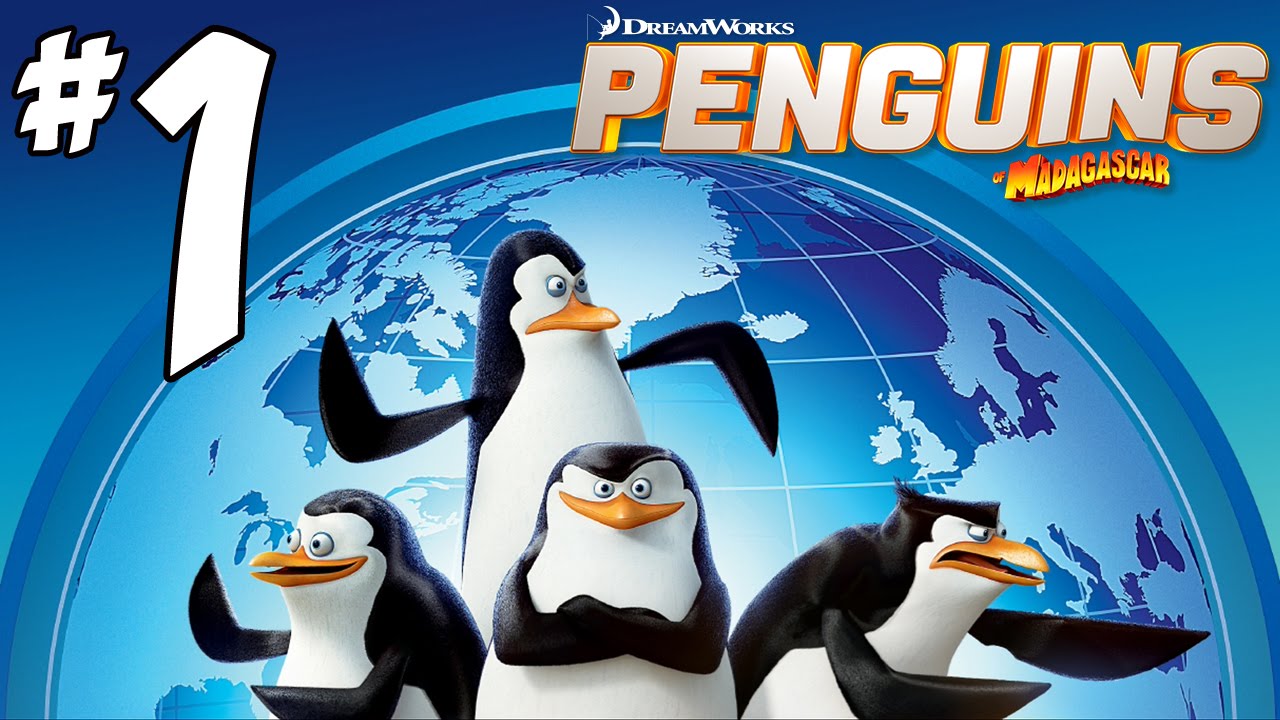 Penguins of Madagascar Video Game Walkthrough - PART 1 - Cheezy Dibbles! (Wii U Gameplay)