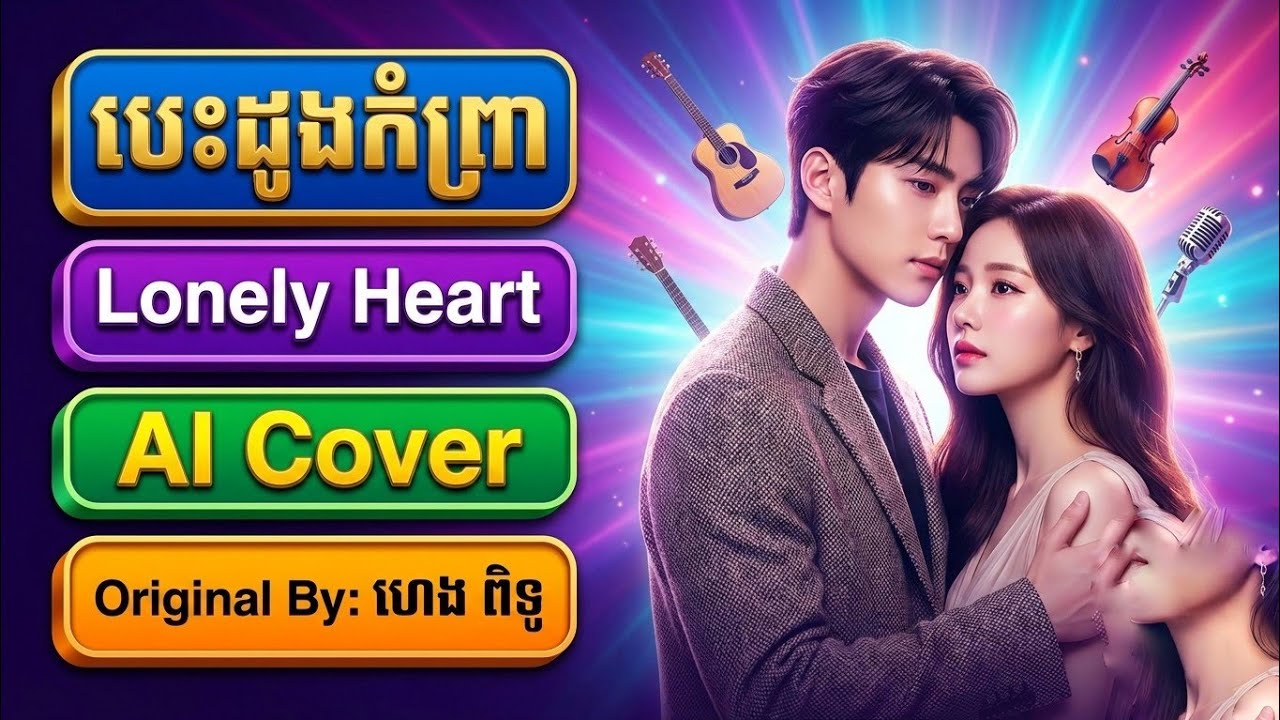បេះដូងកំព្រា ហេង ពិទូ Cover in English Version Ai ពិរោះមិនចាញ់ម្ចាស់ដើម