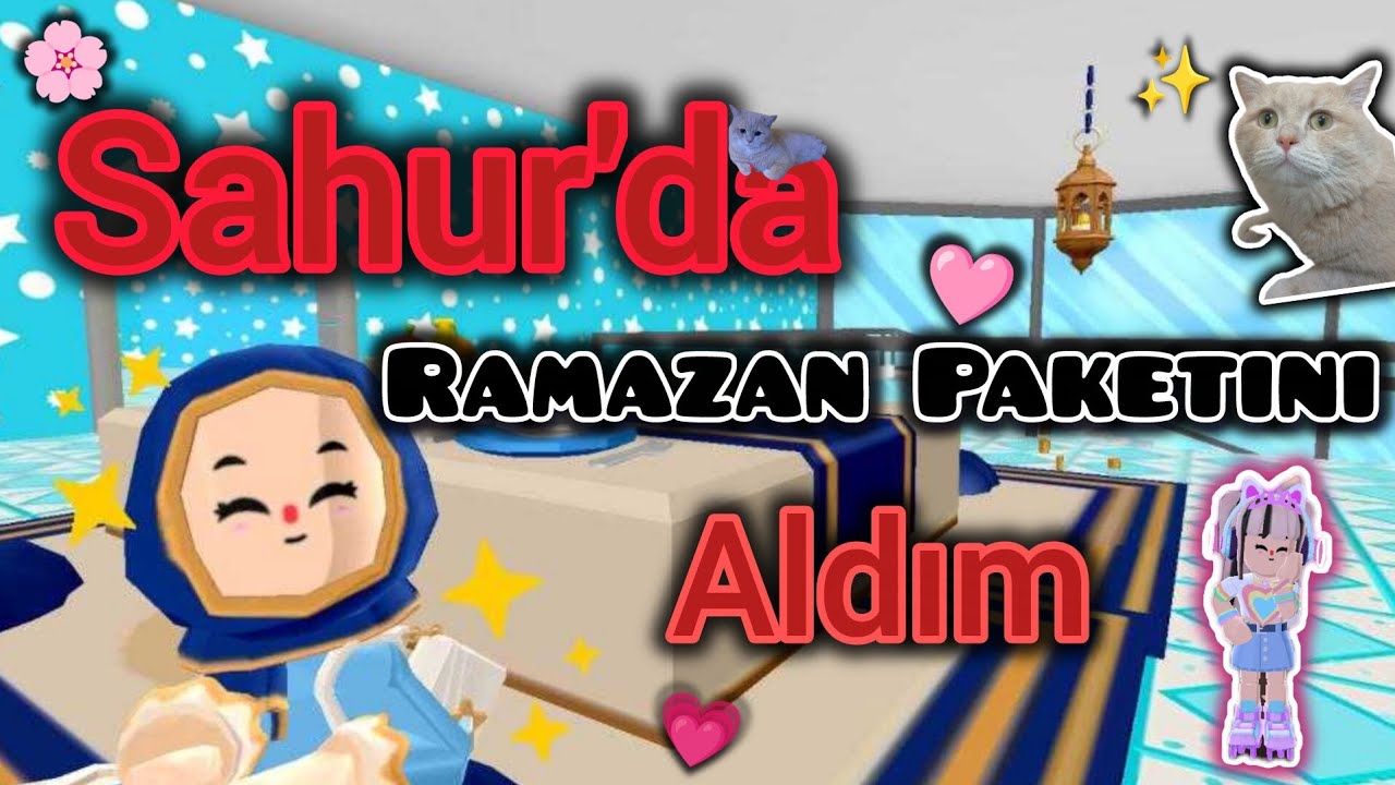 ✨!SAHUR'DA RAMAZAN PAKETİNİ ALDIM!✨