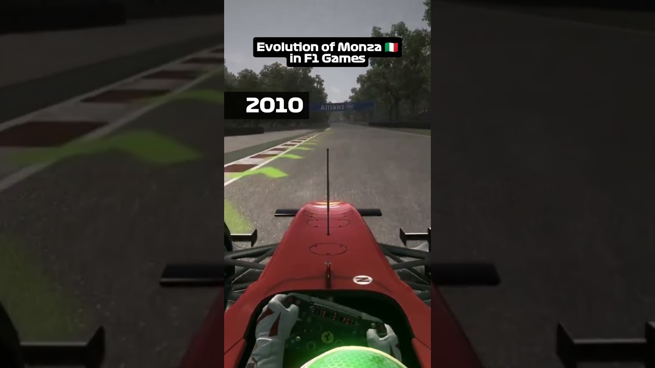 Evolution of Monza in F1 Games #f1 #italiangp