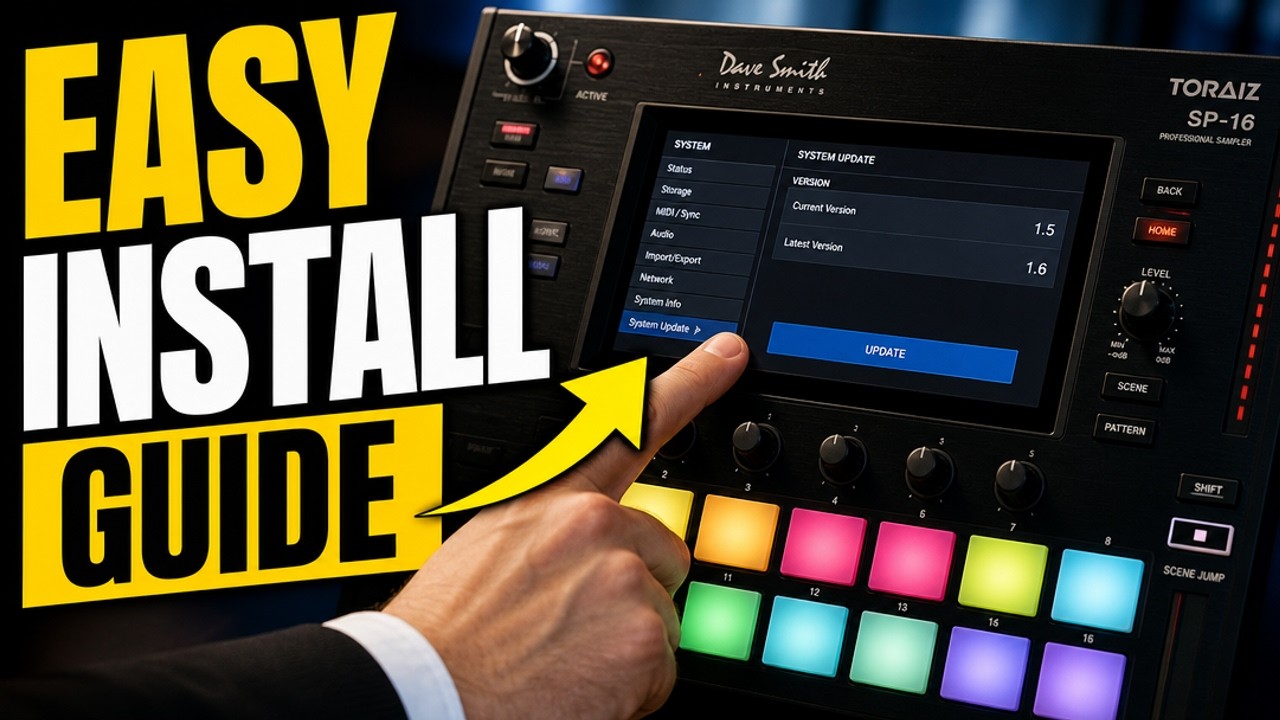 Pioneer DJ Toraiz SP-16 Update 1.6 How to Install Firmware On The SP-16