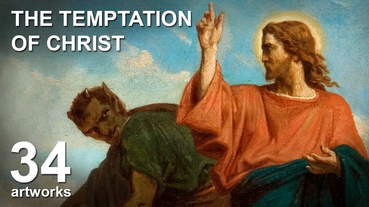 The Temptation of Christ. Religious Paintings. 34 Artworks Slideshow