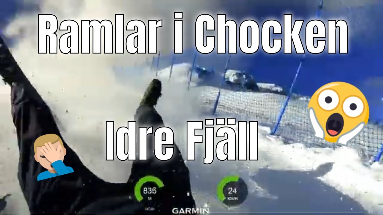 Jag ramlar i Chocken på Idre Fjäll