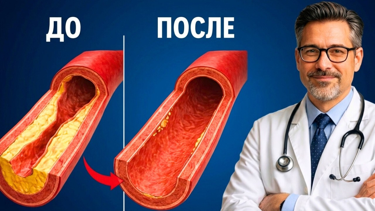 №1 Лучшие ПРОДУКТЫ для ОЧИЩЕНИЯ АРТЕРИЙ (подтверждено наукой)