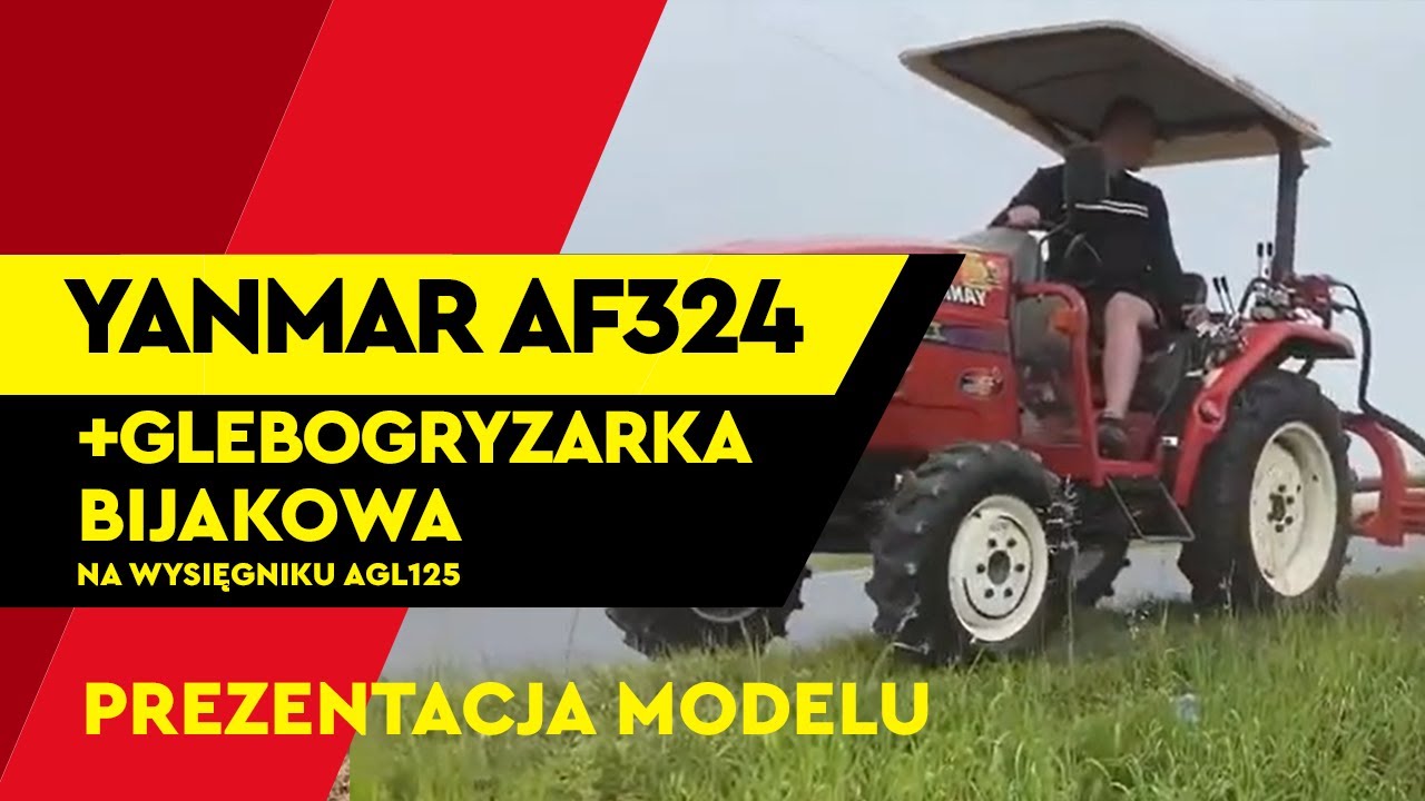 YANMAR AF324 Z KOSIARKĄ BIJAKOWA NA WYSIĘGNIKU AGL125, JAPAN TRAK #9