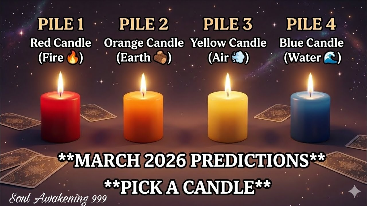 March 2026 Monthly Predictions: What’s Coming Next? ✨ | Pick A Candle 🕯️ | All 12 Zodiac Signs