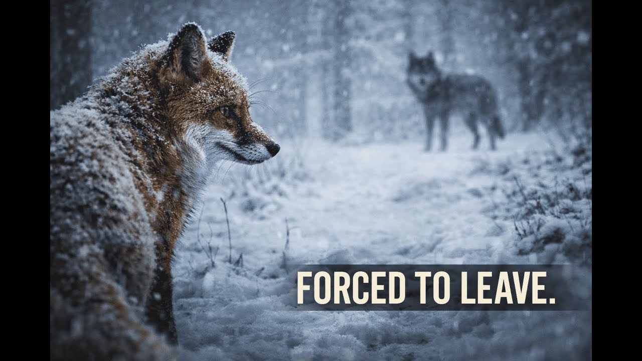 The Lone Fox Forced to Leave After a Wolf Claimed Her Territory