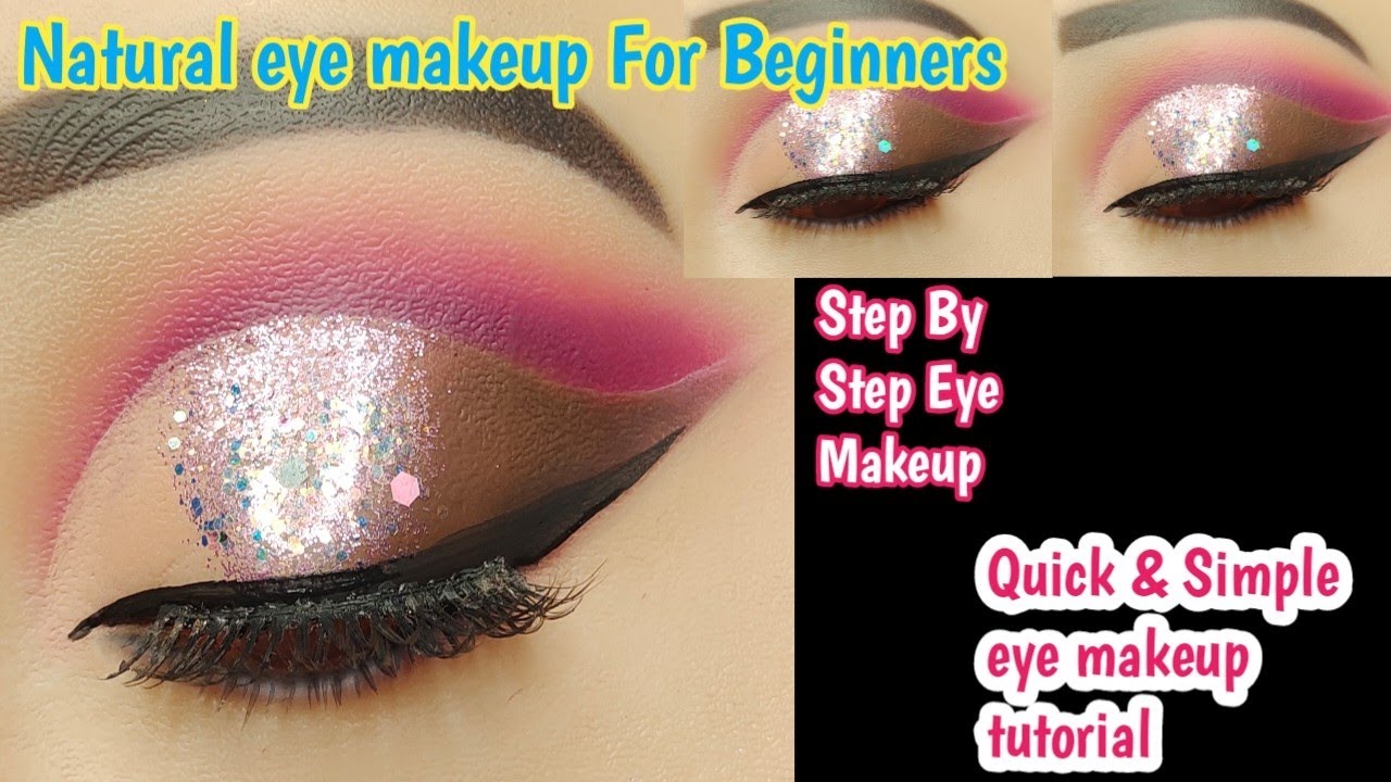 Silver Pary eye makeup tutorial for beginners | eye makeup | Bridal eye makeup tutorial 