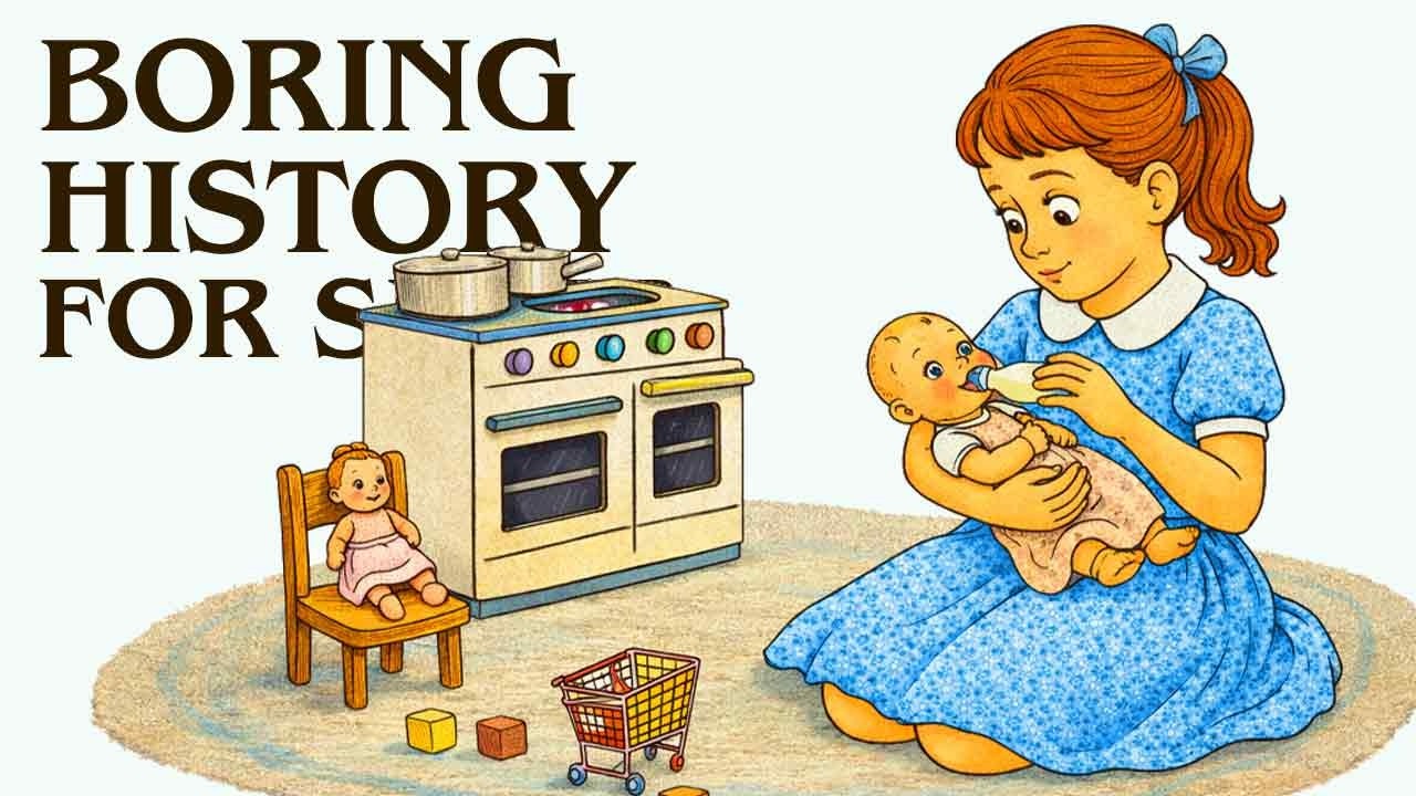 How 1950s America Prepared Girls to Become Perfect Housewives | Boring History for Sleep
