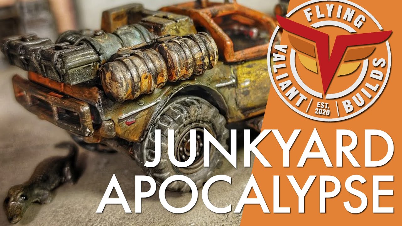 Building a Gaslands Diecast Custom Using Only a Vintage Matchbox Challenger & Scraps from Other Cars
