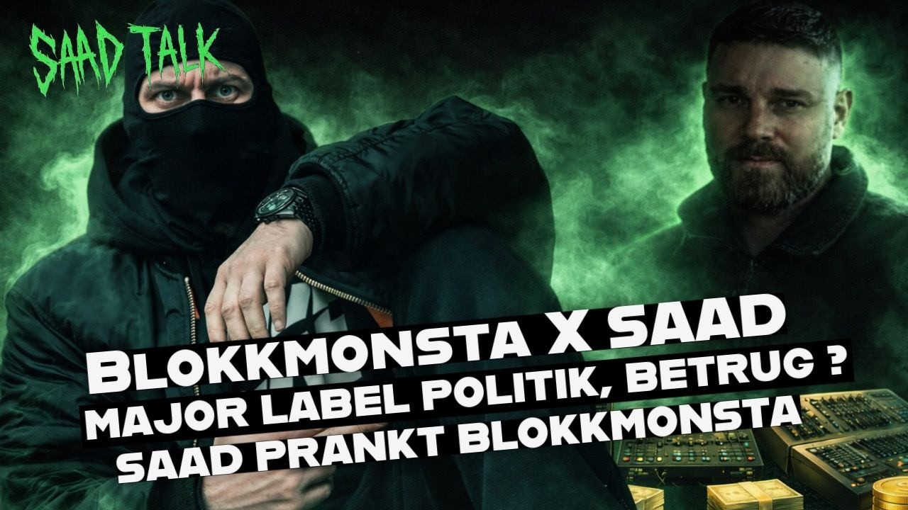 SAAD TALK | BLOKKMONSTA | MAJOR LABELS DROGEN UND R&Uuml;CKEN STORIES | FRAUEN | TAKE ME SP&Auml;TI | U.V.M