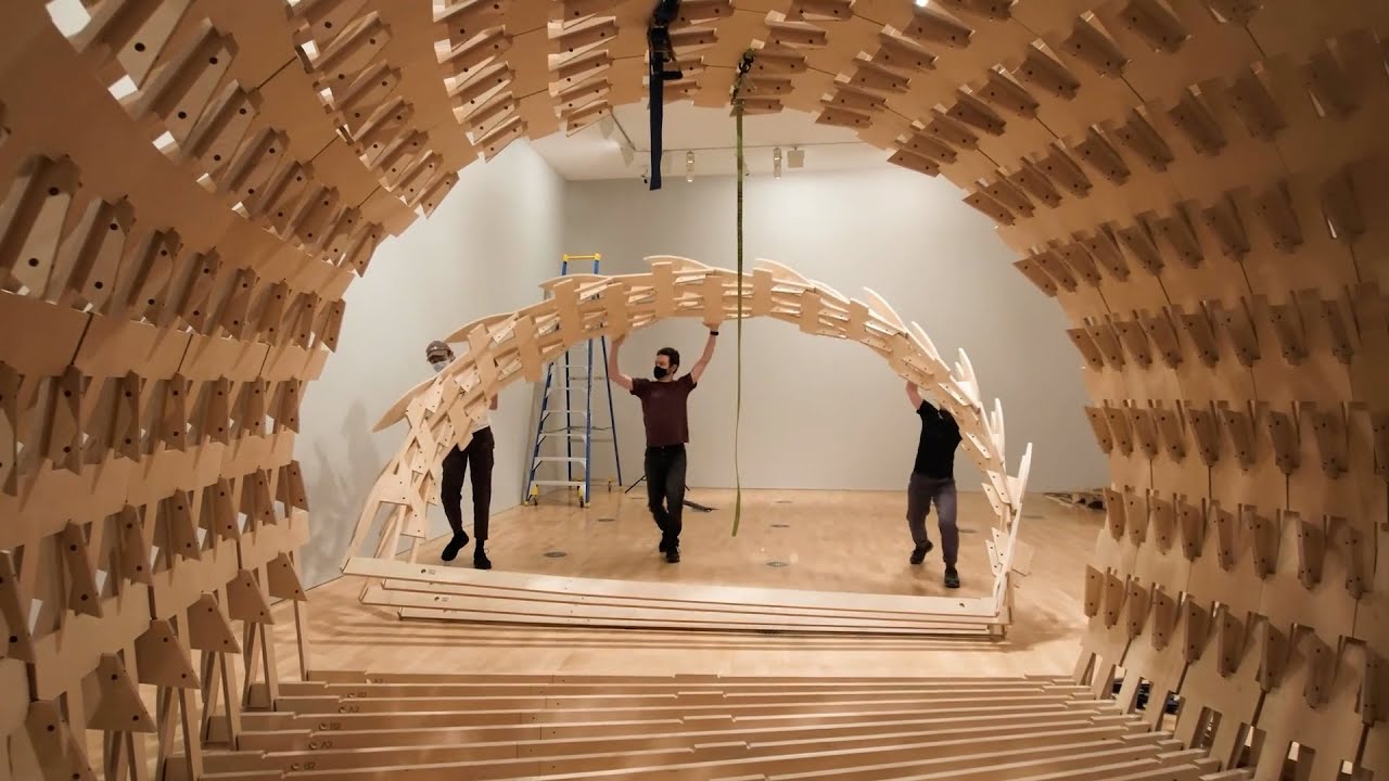 Geoff Nees x Kengo Kuma Botanical Pavilion for the National Gallery of Victoria