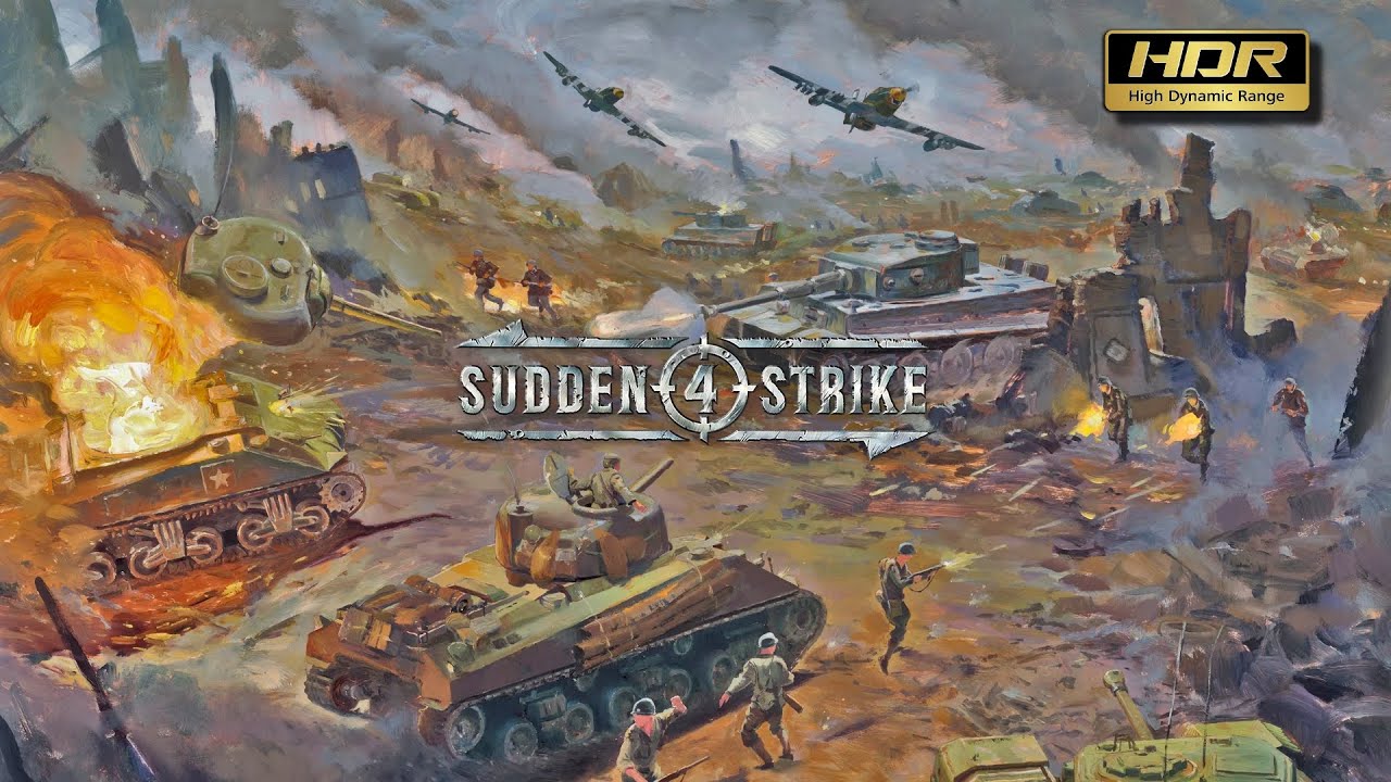 Sudden Strike 4 | 3 vs 3 Multiplayer RTS Gameplay in HDR |  Best World War 2 Strategy game