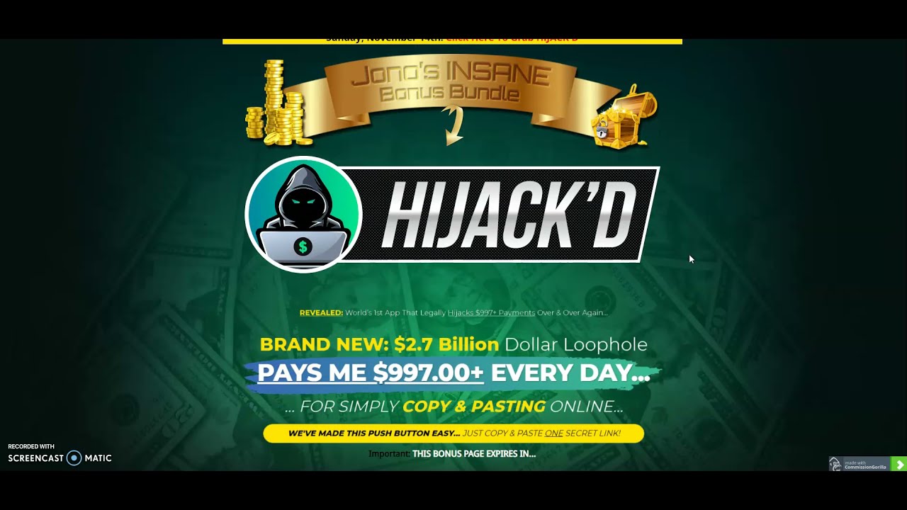 Hijack'd Review- GET HIJACK'D WITH 5 FREE BONUSES