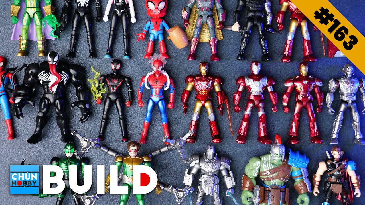 IRON MAN & SPIDER-MAN Speed Build! Blokees Marvel Hero Galaxy Series 4+5!! | Beat Build