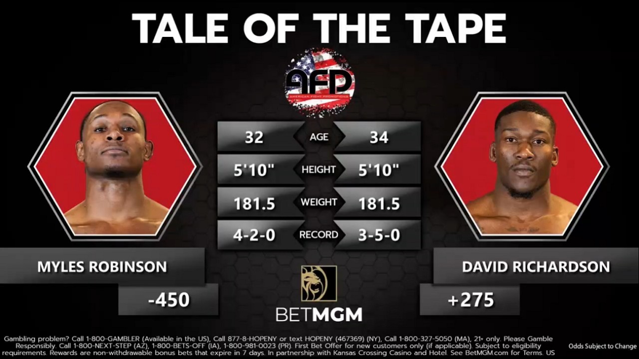 David Richardson vs. Myles Robinson  - AFP 5