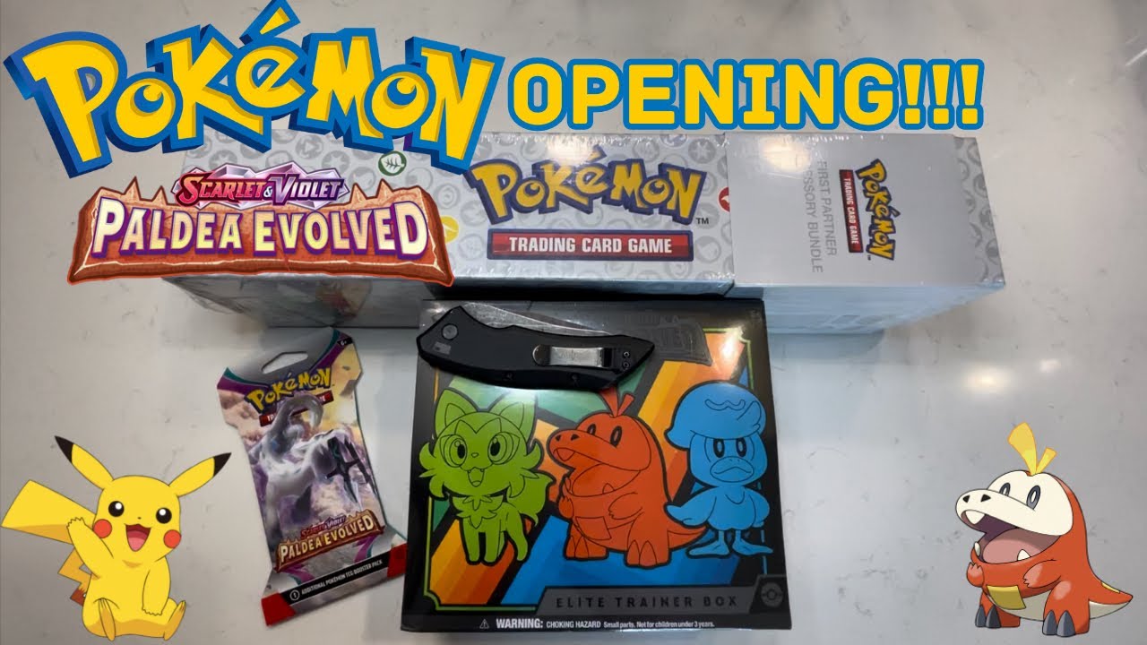 Pokémon: Paldea Evolved Elite Trainer Box Opening! Boss’s Orders