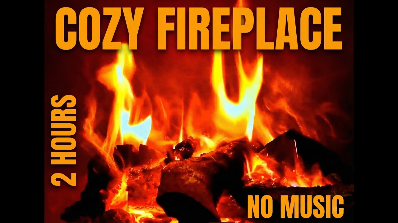 Burning Wood Fireplace Relaxing Fire Sounds for Sleep