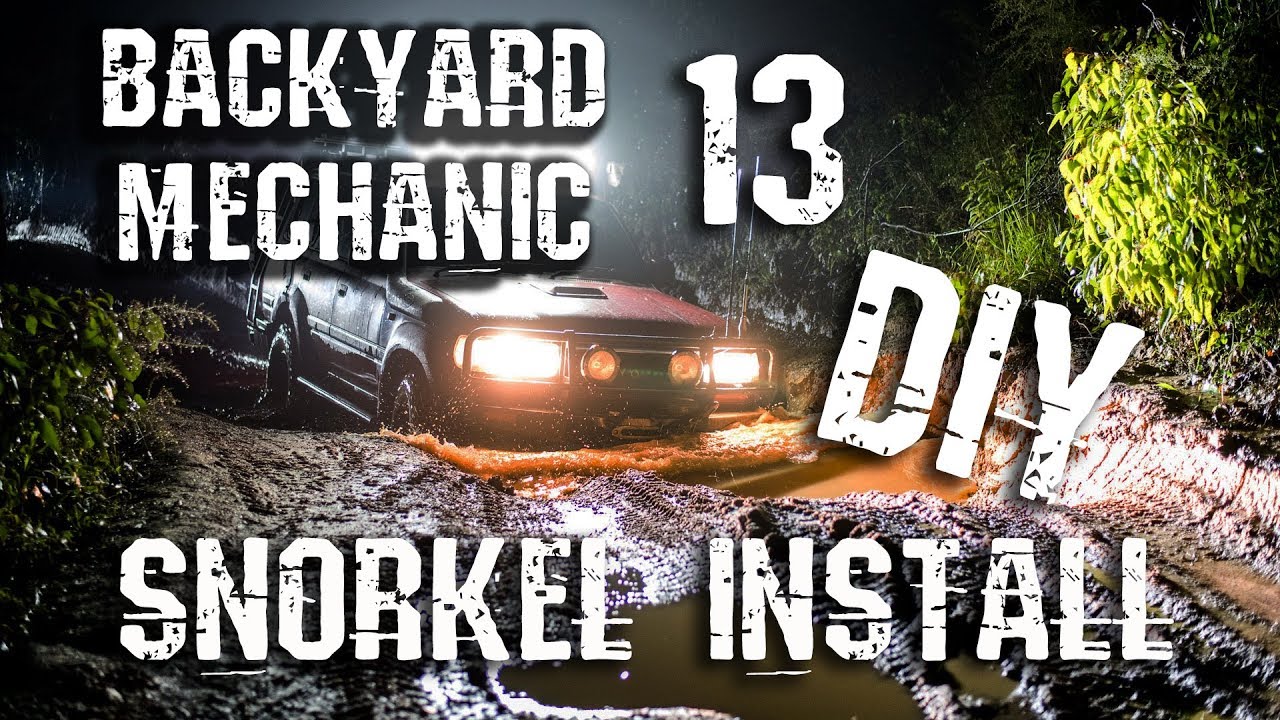 How To Install A Snorkel. Toyota Prado 150. Backyard Mechanic 13