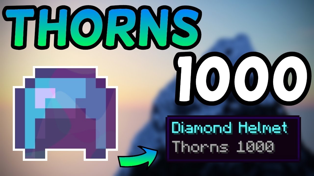 How To Get Thorns 1,000 Armor In Minecraft 1.16! (2020)
