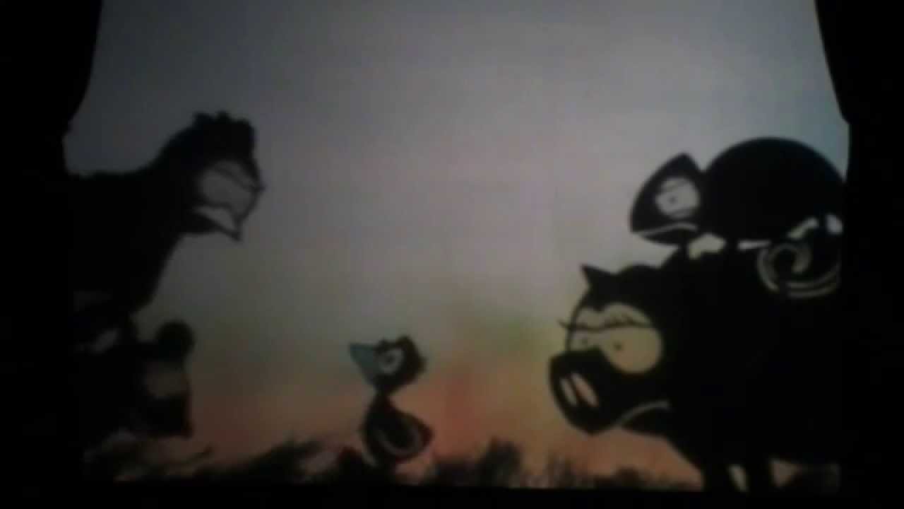 Teatro de Sombras - El patito feo - Escena Al Agua Patos