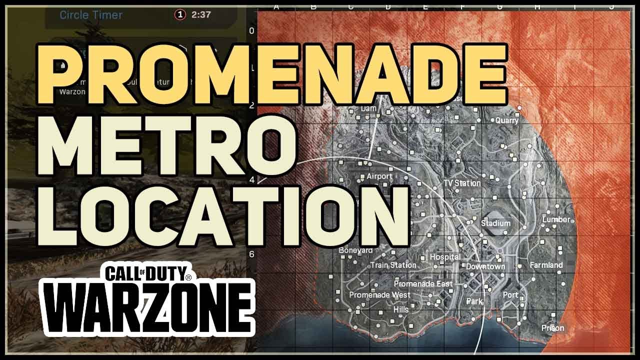 Promenade Metro Location Call of Duty Warzone