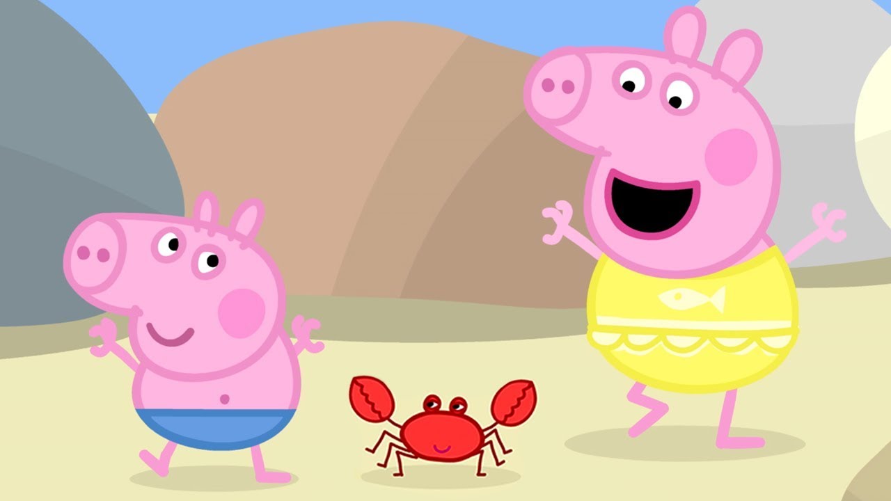 Peppa Pig Meets Mr Crab!