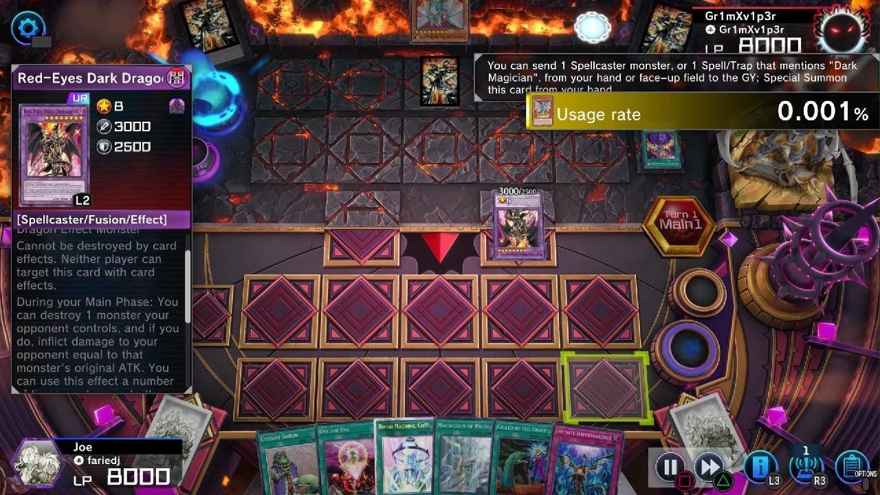 Dark Magician vs Blue Eyes
