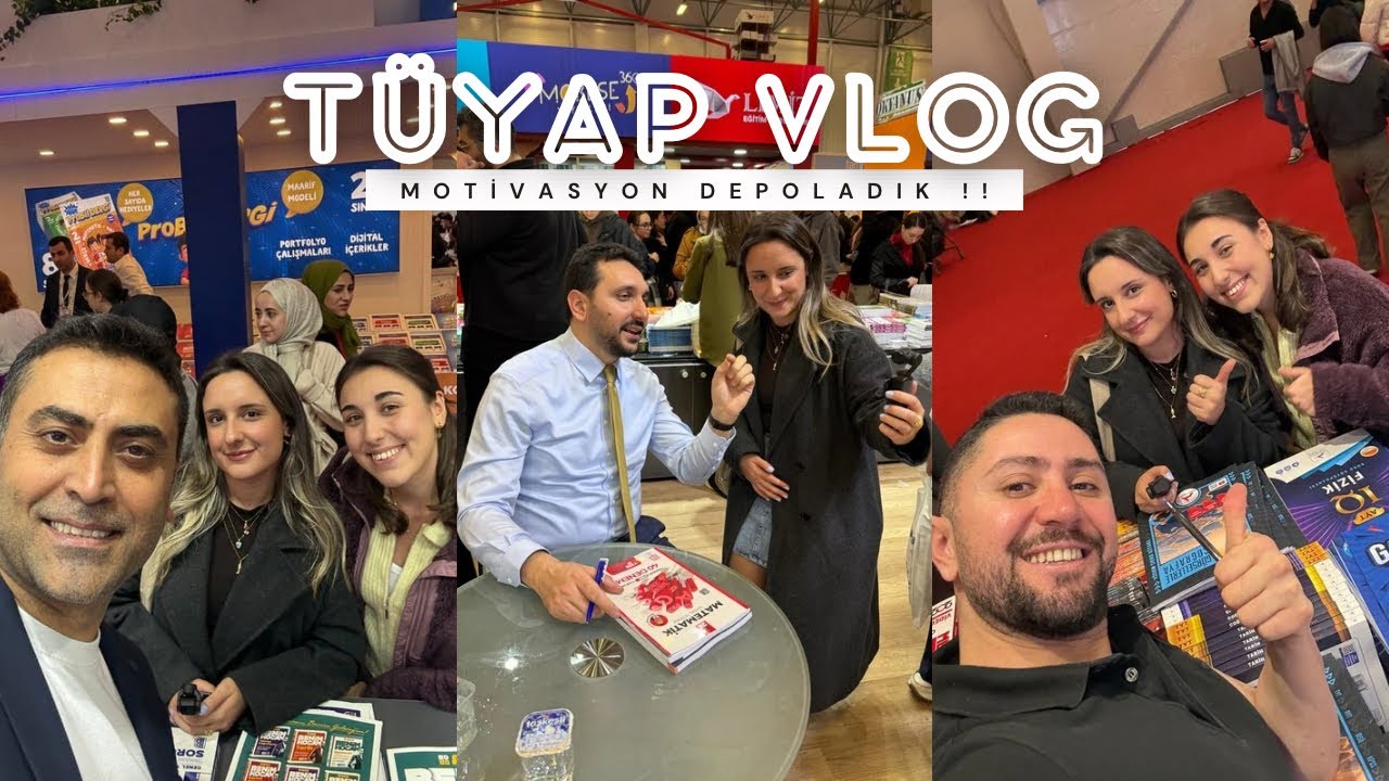 TÜYAP Kitap Fuarı 2025 📚| motivasyonu aldık ders çalışmaya gidiyoruz 💪🏼 #kpss #ags #motivasyon 