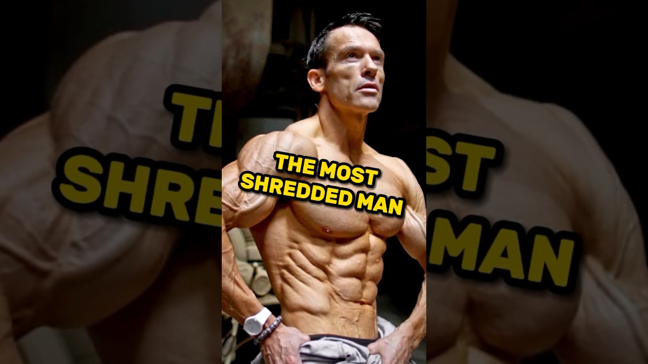 Ноль жира? Самый рельефный мужчина в мире #helmutstreble #shredded