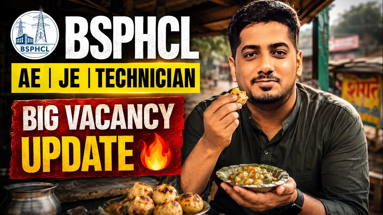 BSPHCL Vacancy 2026 | BSPHCL Technician Grade 3 Vacancy | BSPHCL JE Vacancy #bsphcl #rishabhsir