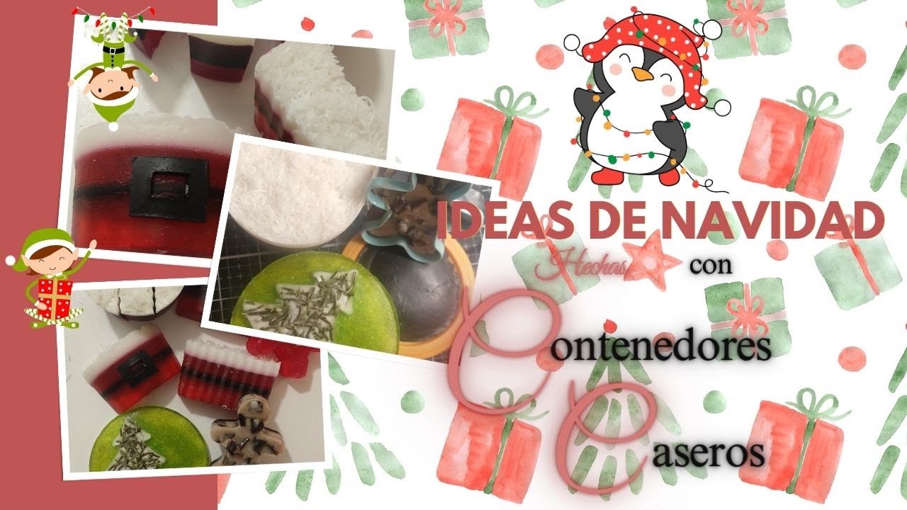 201218 Clase completa y gratuita, Ideas de Navidad hechas con CONTENEDORES CASEROS