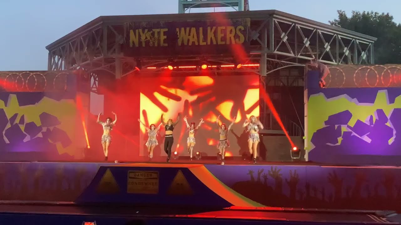 Kings Island Halloween Haunt NyteWalkers Show Opening Night 2025