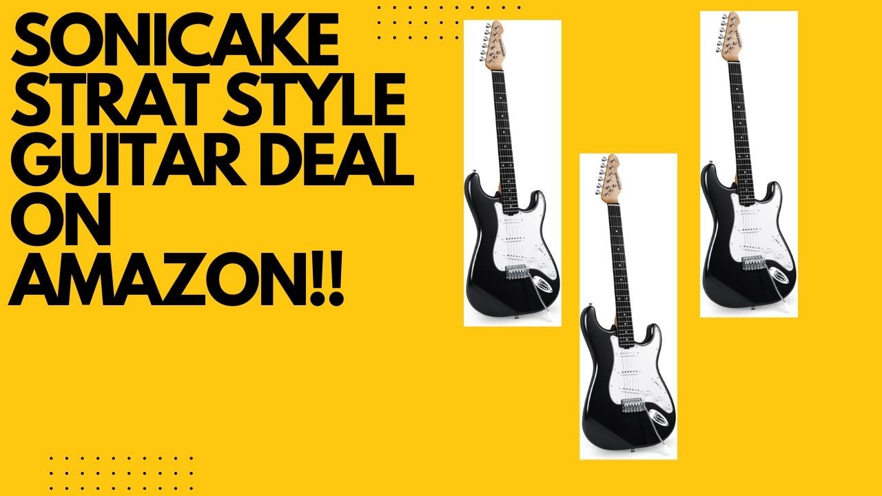 OFFERTA chitarra stile Sonicake Strat su Amazon!!!