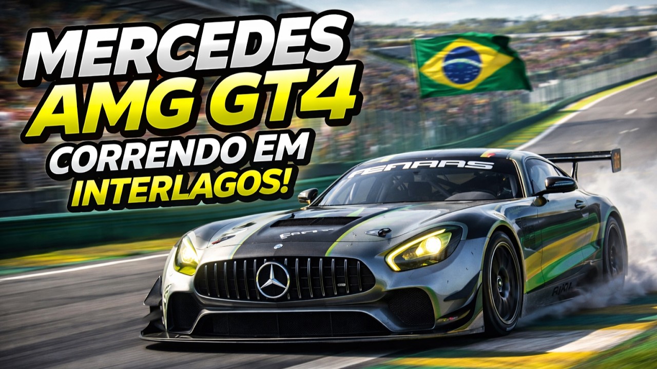 Mercedes-AMG GT4 em INTERLAGOS | 1ª Etapa - SpeedRacers | VR