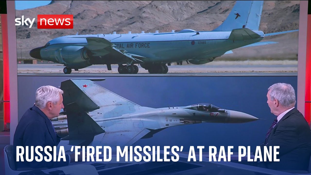 Ukraine War: Did Russia fire missiles at RAF spy plane?