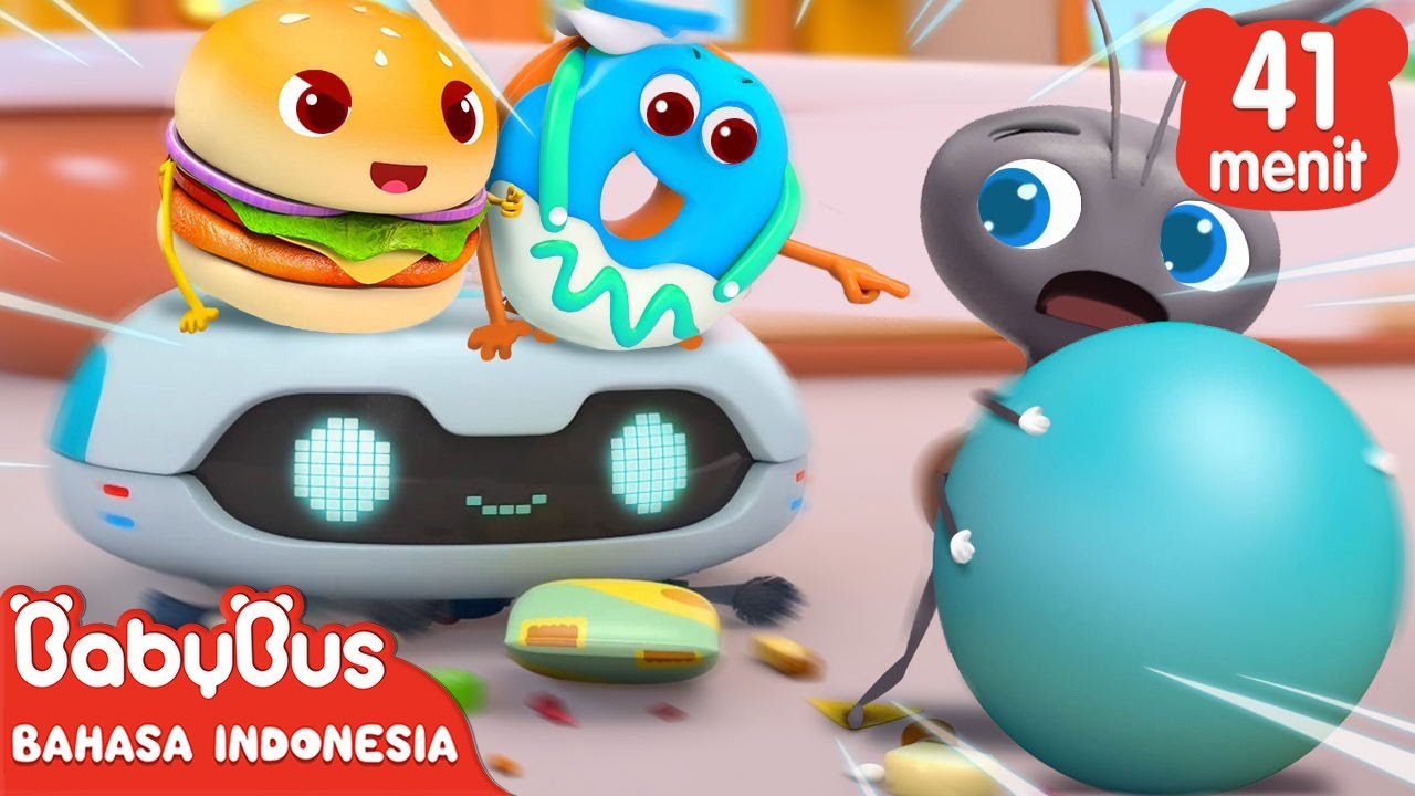 Membuang Sampah Sembarangan Bukan Kebiasaan Baik | Animasi Seri Makanan | BabyBus Bahasa Indonesia