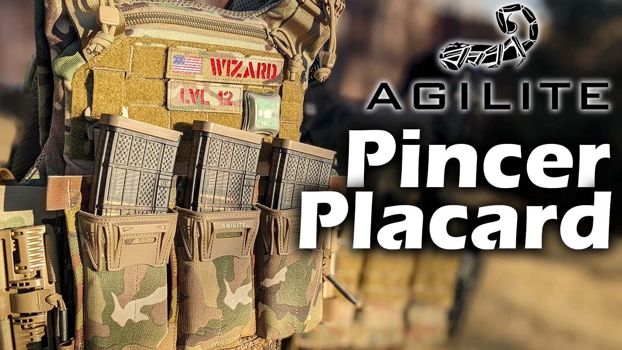 Agilite Pincer Placard and AG Mag pouch