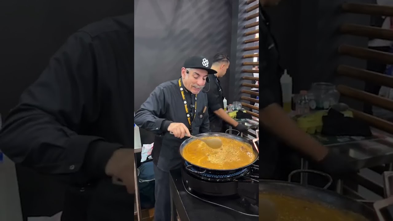 Haciendo Paella con Aquiles Chavez