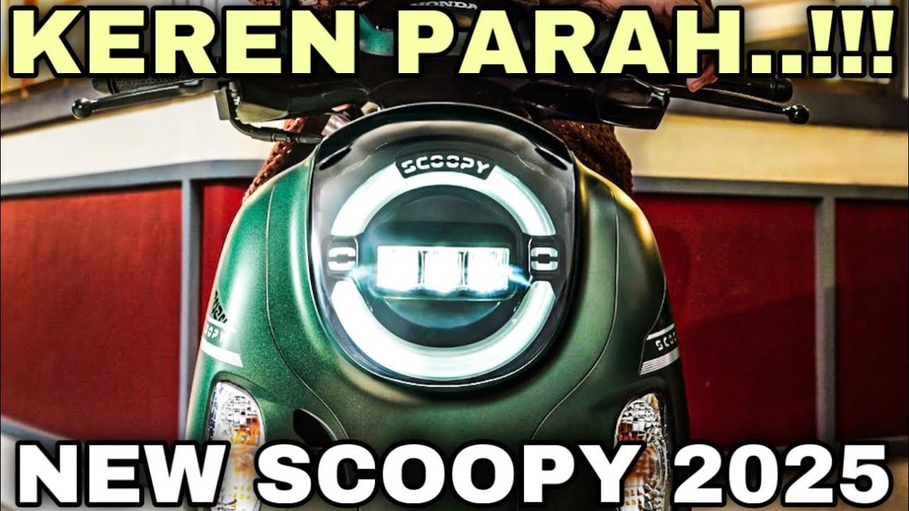 PERTAMA DI INDONESIA ‼️ REVIEW NEW SCOOPY 2025...INI EROPA BANGETTTT😱