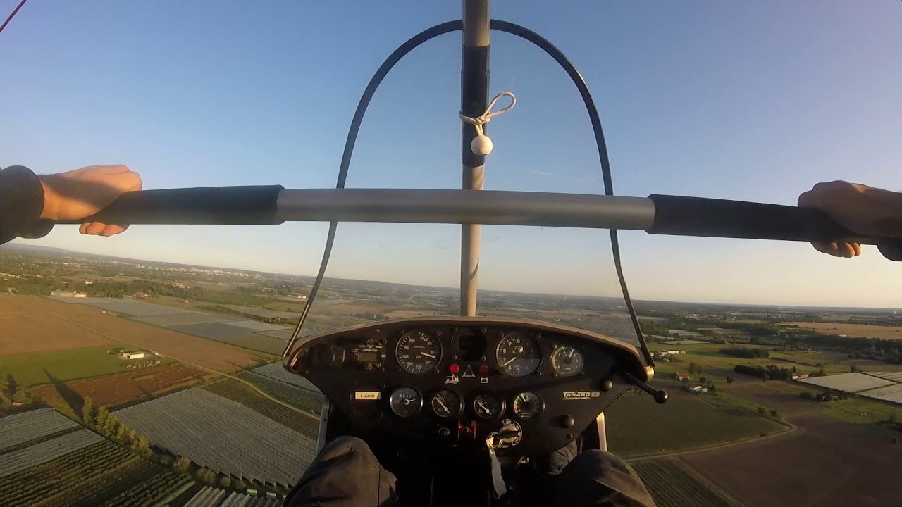 Vol en ULM pendulaire sur tanarg 912 bionix [HD]
