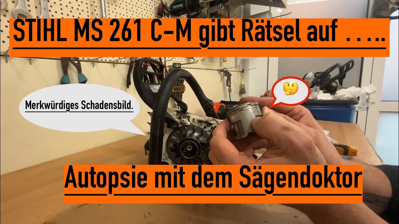 STIHL MS 261 rätselhafter Schaden 🤷🏼‍♂️ #stihl #kettensäge #motorsäge #husqvarna #sägendoktor