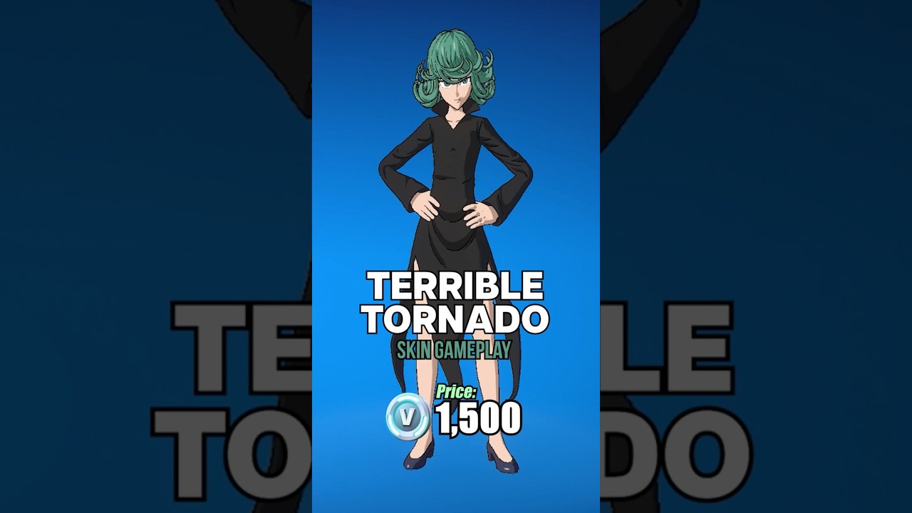 *NEW* TERRIBLE TORNADO [ONE PUNCH MAN COLLAB] - Skin Showcase