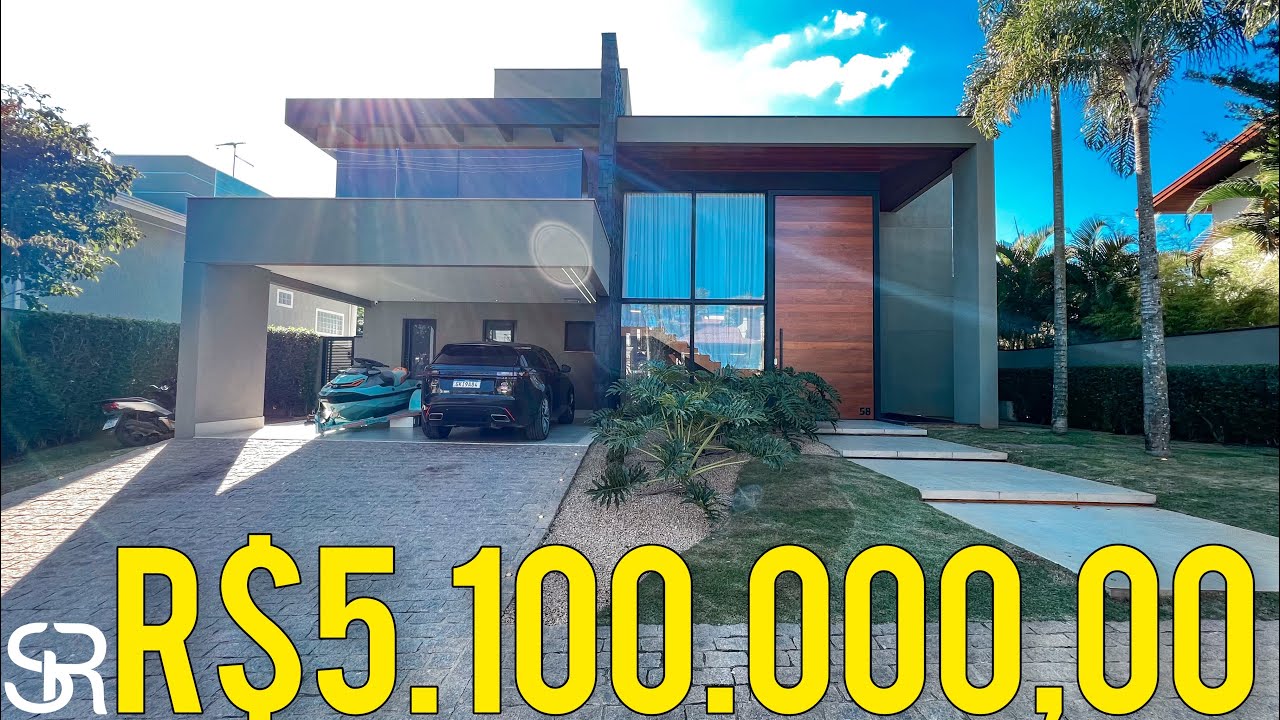 A CASA DE R$ 5.100.000,00 MAIS INCRÍVEL DO CONDOMÍNIO EM VALINHOS-SP