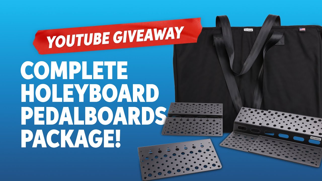 Giveaway 🎁 &ndash; COMPLETE Holeyboard Pedalboards Package!